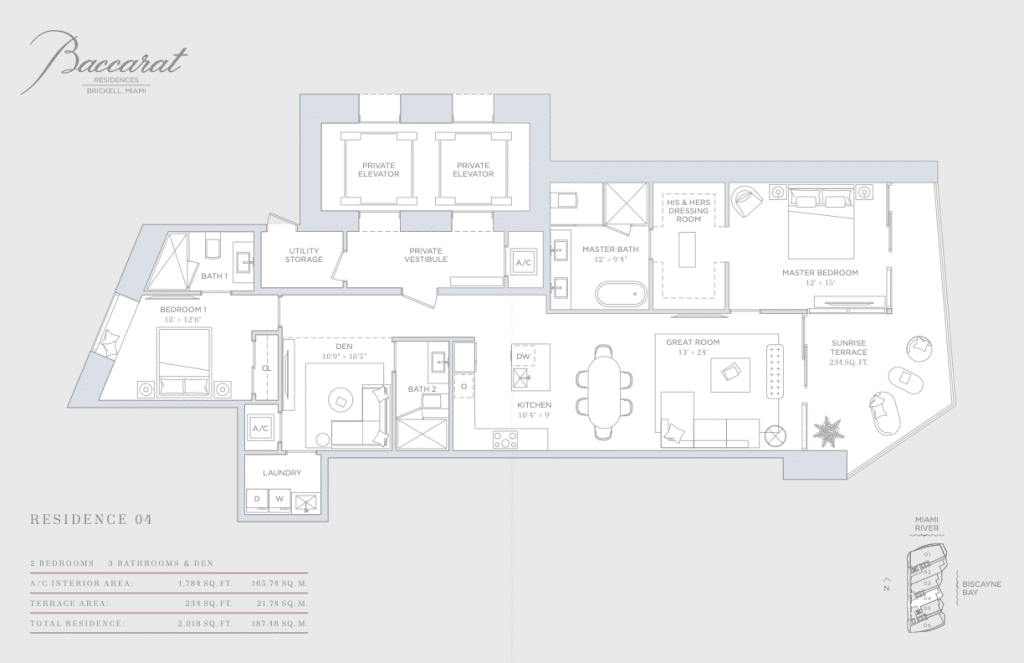 Baccarat Residences Floorplans