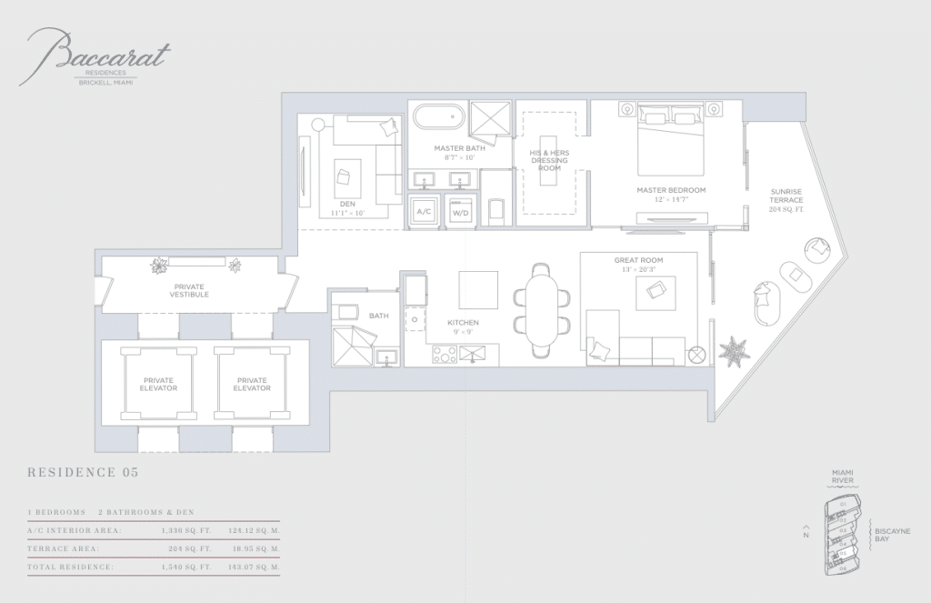 Baccarat Residences Floorplans
