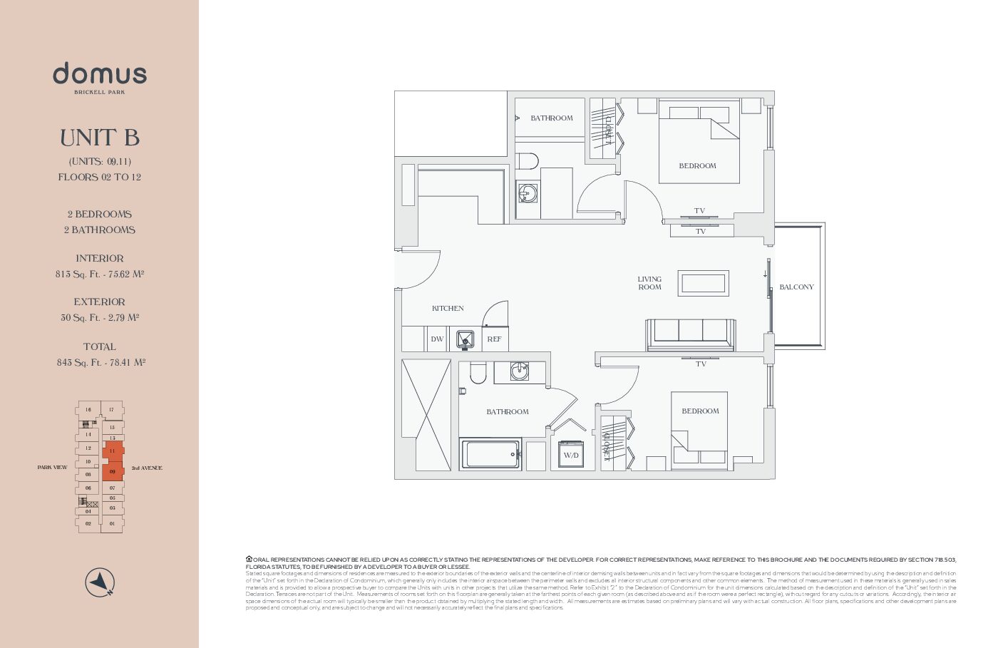 2BR Floor Plan B